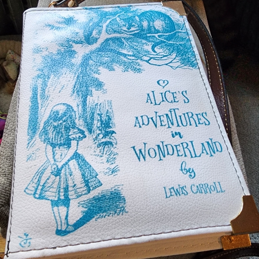 Alice In Wonderland Book Purse